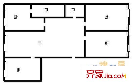 哈爾濱 長江名苑 戶型圖