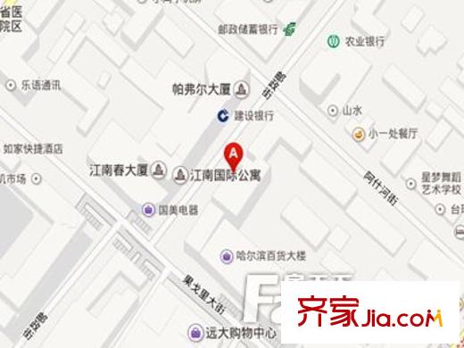 奮斗路小區(qū)交通圖
