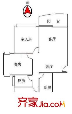 哈爾濱 幽靜家園 戶型圖