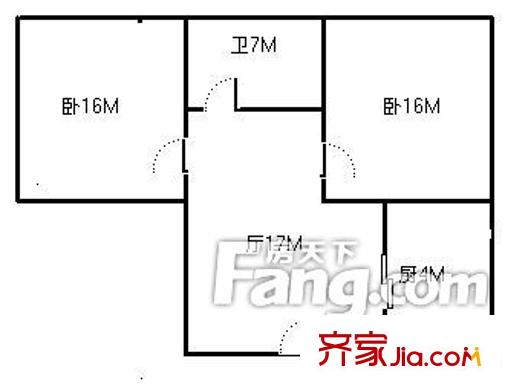 祥泰公寓戶型圖