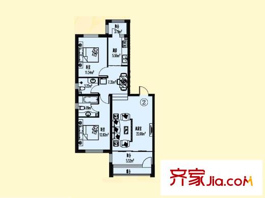 蕭鄉(xiāng)明珠 戶型圖