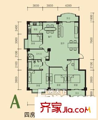 哈爾濱 禧年中心 戶型圖