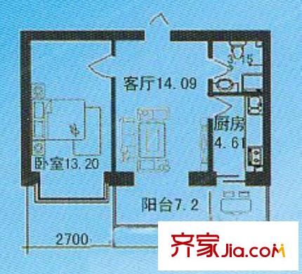 哈爾濱 山水文園 戶型圖