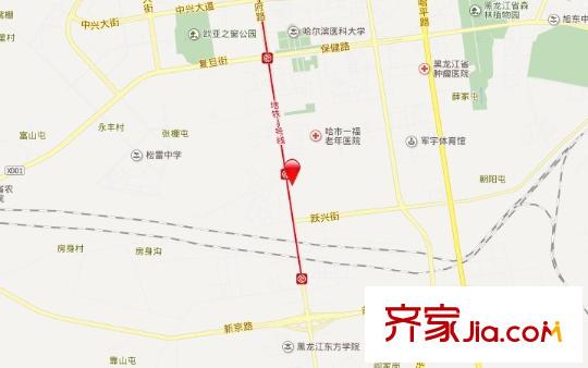 糖業(yè)研究所家屬樓交通圖哈爾濱  