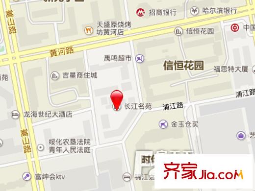 長江名苑交通圖 