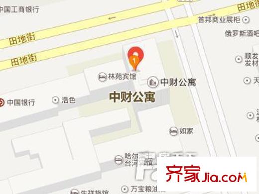 中財公寓交通圖