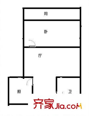 哈爾濱 市客車廠家屬樓 戶型圖
