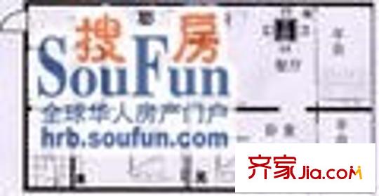 潤成水云天戶型圖1室