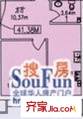 潤成水云天戶型圖1室