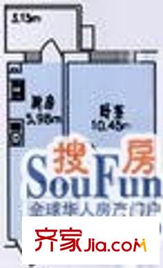 潤成水云天戶型圖1室