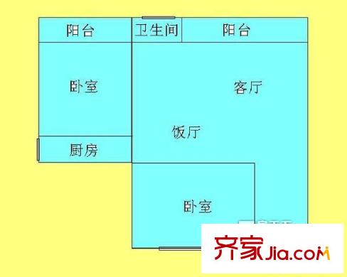 哈爾濱 幽靜家園 戶型圖