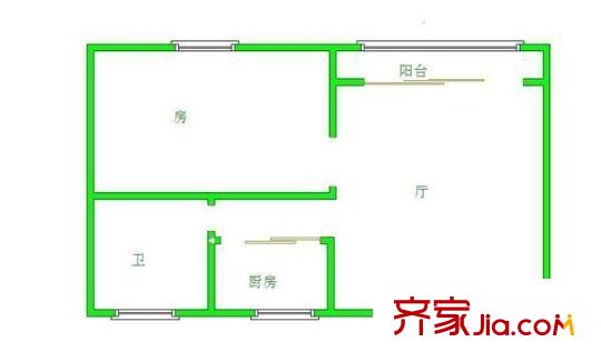 哈爾濱 幽靜家園 戶型圖