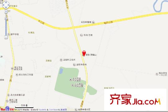 新松?茂樾山項目交通示意圖