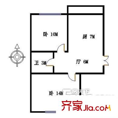 哈爾濱 林業(yè)設(shè)計(jì)院家屬樓 戶型圖