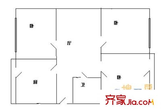 哈爾濱 林業(yè)設(shè)計(jì)院家屬樓 戶型圖