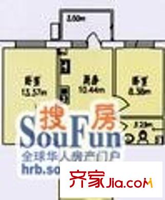 潤成水云天戶型圖1室