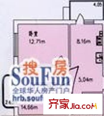 潤成水云天戶型圖1室