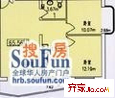 潤成水云天戶型圖3室