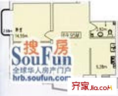 潤成水云天戶型圖3室