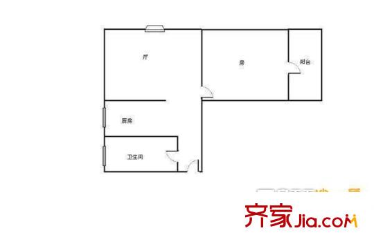 河渠街小區(qū)戶型圖河渠小區(qū)戶型圖 1室1廳1衛(wèi)1廚