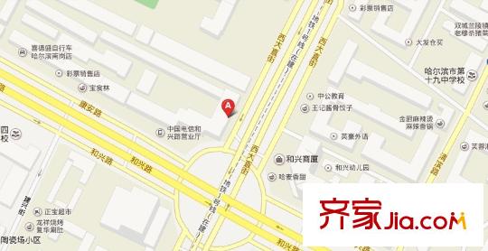 林業(yè)設(shè)計(jì)院家屬樓交通圖哈爾濱  