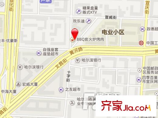 龍之港大廈交通圖 