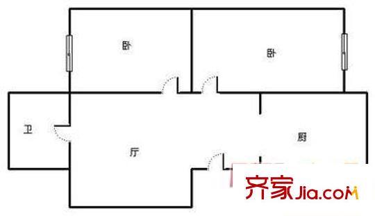 藍(lán)天嘉園 戶型圖
