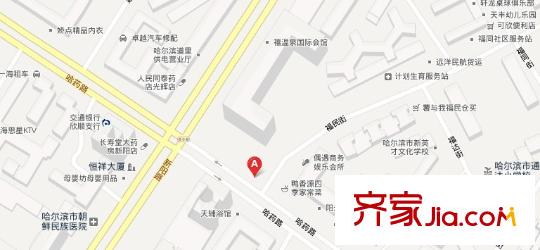 恒祥家園中華軒交通圖