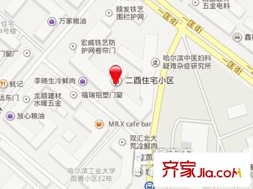 二酉街小區(qū)交通圖 