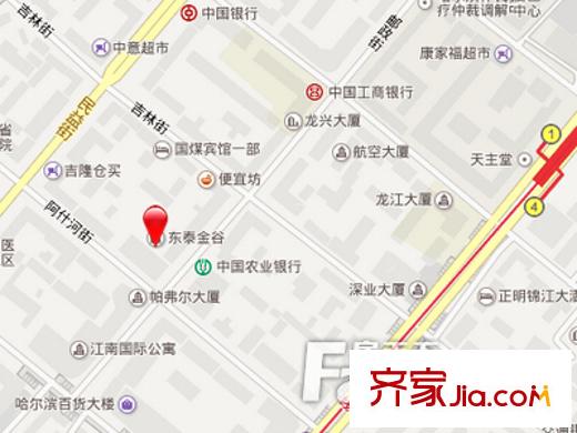 東泰金谷交通圖 