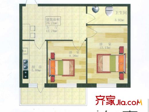 西溪橡園 戶型圖
