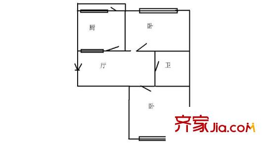省地震局家屬樓 戶型圖