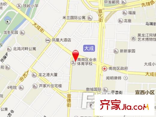 宣德小區(qū)交通圖 