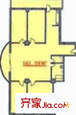 友聯(lián)綜合大廈戶型圖4室2廳2衛(wèi)4廚
