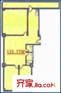 友聯(lián)綜合大廈戶型圖3室2廳2衛(wèi)1廚