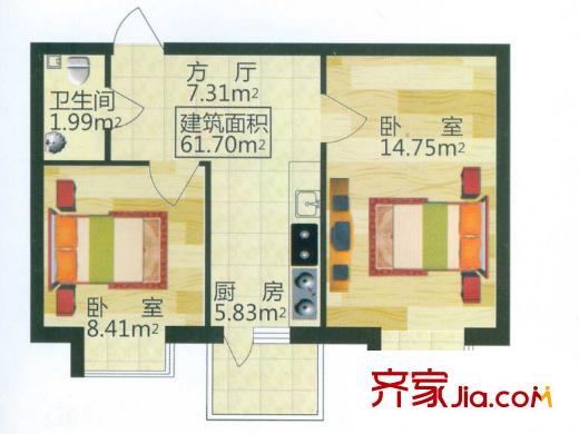 西溪橡園 戶型圖