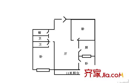 哈爾濱 外僑花園 戶型圖