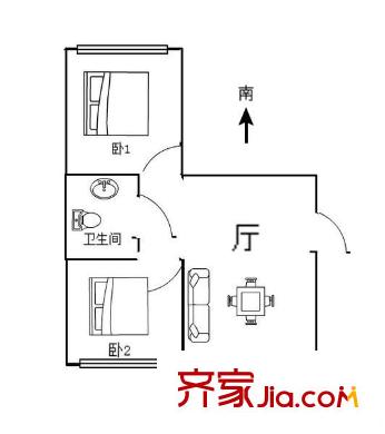 警官公寓 戶型圖