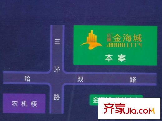 應(yīng)赫金海城交通圖