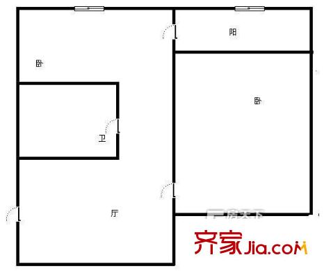東電里小區(qū)2室1廳1衛(wèi)1廚