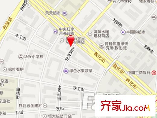 春明小區(qū)交通圖 