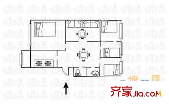 哈爾濱 文昌街綜合樓 戶(hù)型圖