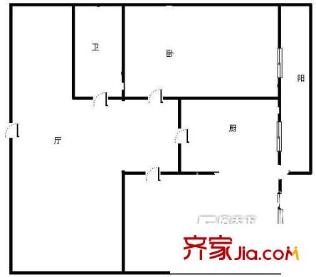 哈廣小區(qū)2室1廳1衛(wèi)1廚