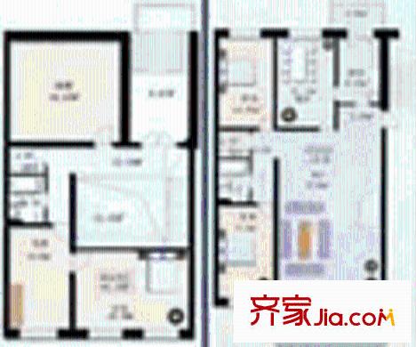 龍悅公寓戶型圖4室1廳2衛(wèi)1廚