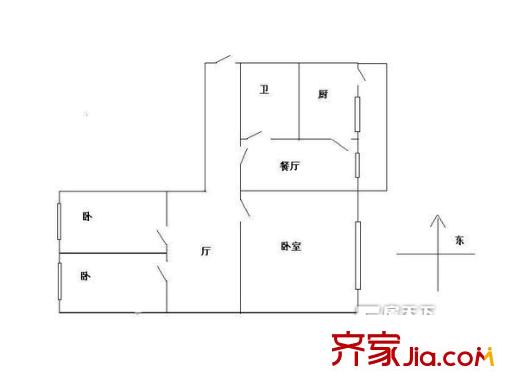 哈爾濱 吉林街32號小區(qū) 戶型圖