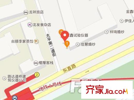 建偉小區(qū)交通圖