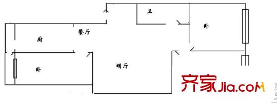 哈爾濱 黃河小區(qū) 戶型圖