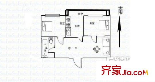 花園街193號(hào)小區(qū) 戶型圖