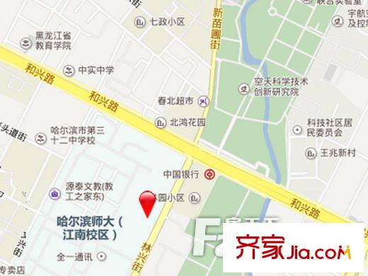 黑龍江現(xiàn)代文化藝術(shù)產(chǎn)業(yè)園交通圖 