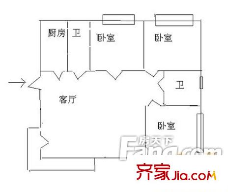 哈爾濱 太陽城國際花園 戶型圖